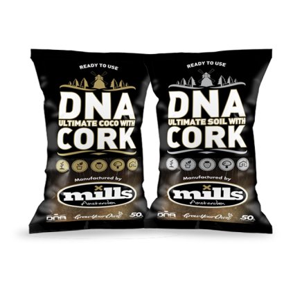 DNA/Mills Ultimate mix Soil&Cork 50l Abdeckung