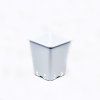 28599 vierkantiger blumentopf wei 20x20x23cm 5 7l