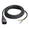 Kabel 3*1,5mm, Länge 2m mit IEC-Stecker (männlich) Abdeckung