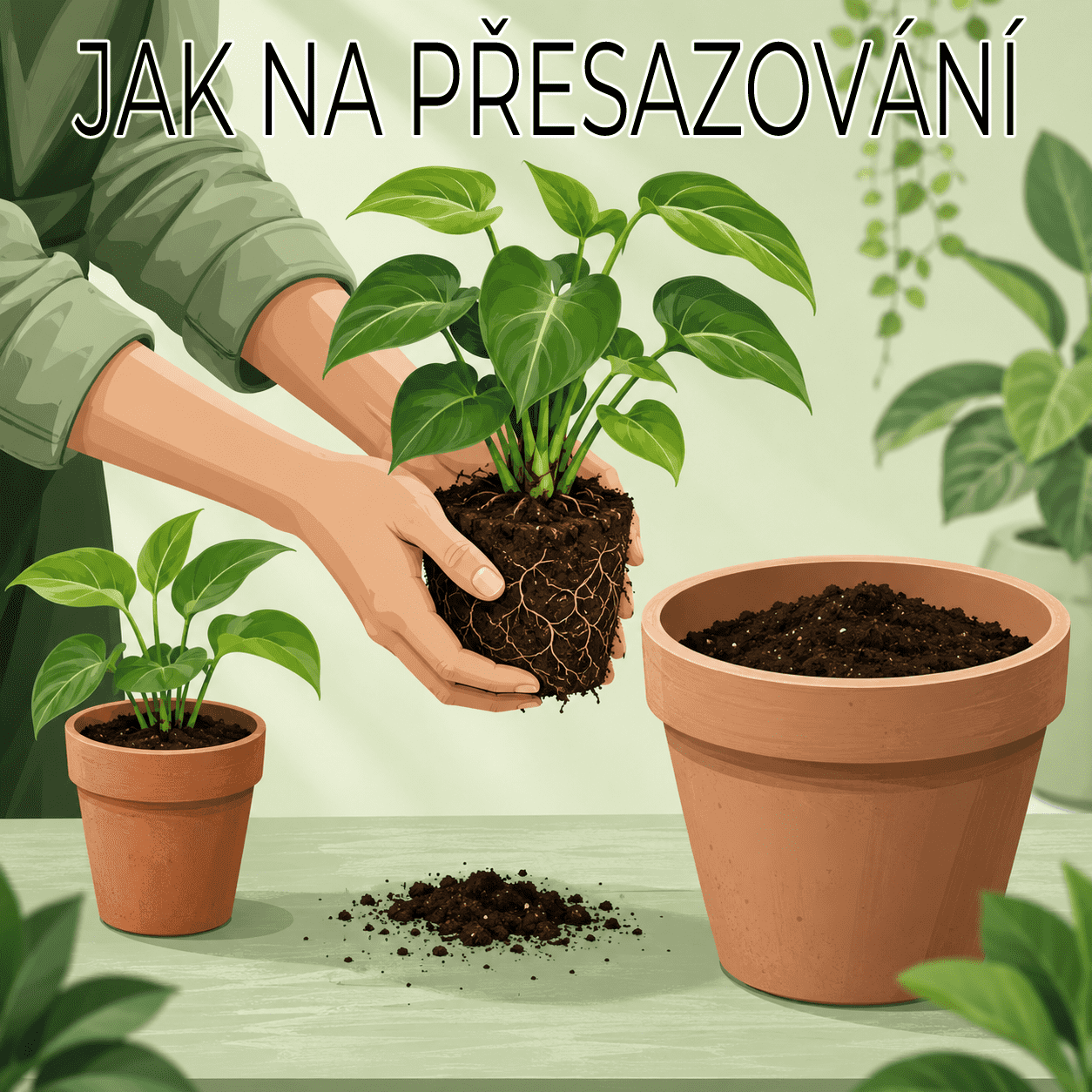 Jak přesazovat rostliny