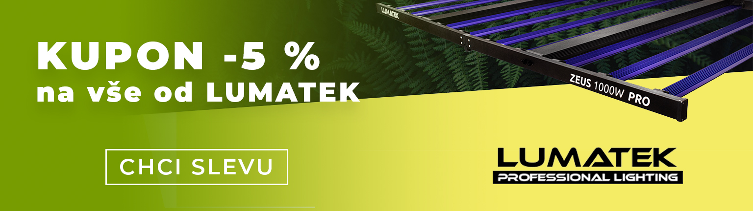 SLEVOVÝ KUPON -5 % na všechny produkty LUMATEK