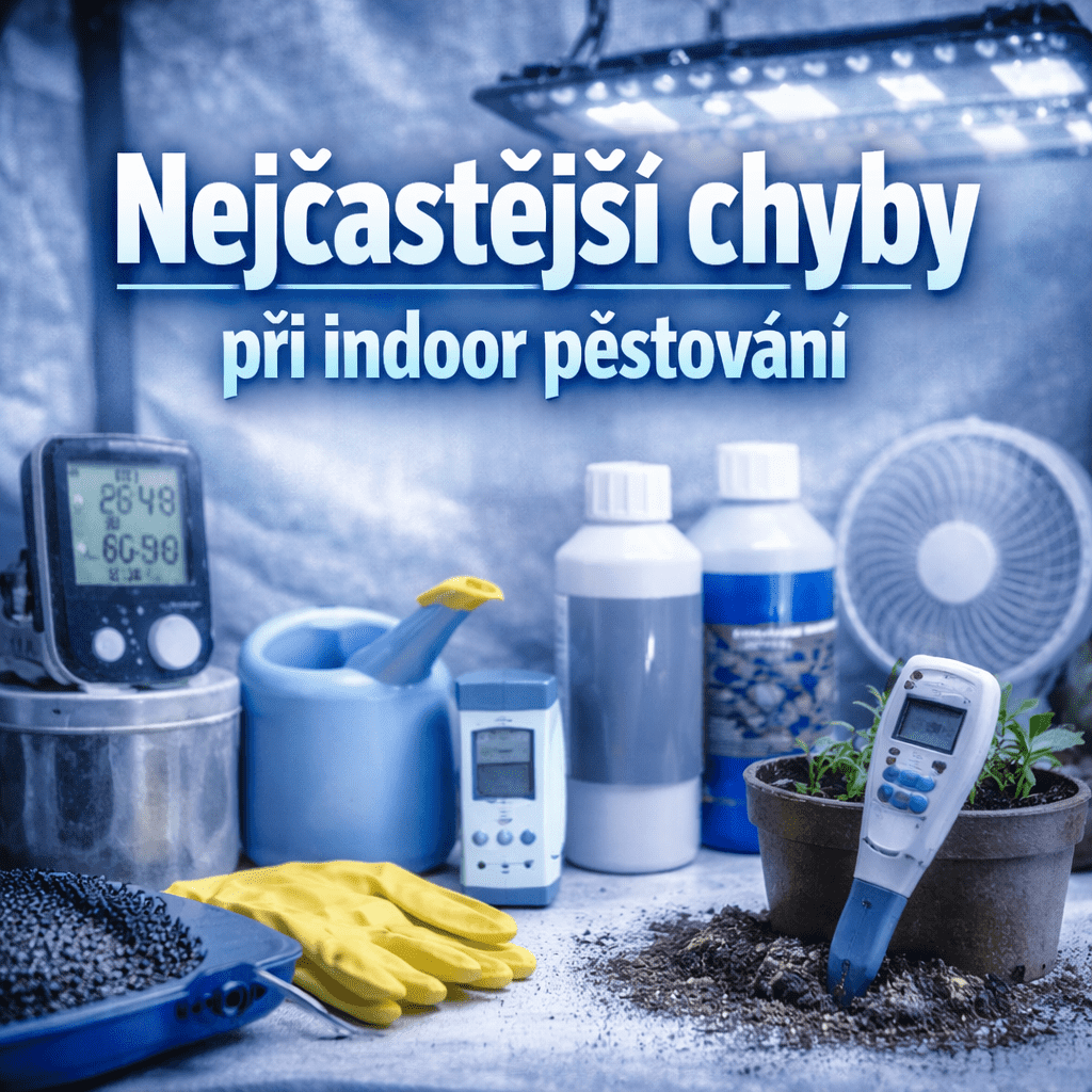 Nejčastější chyby při indoor pěstování (a jak se jim vyhnout)