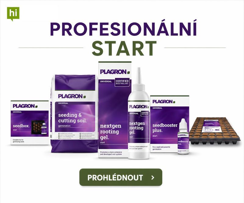 Klíčení, výsadba, klonování s Plagron