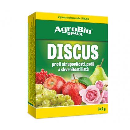 AgroBio Discus proti strupovitosti a padlí na révě a jabloních