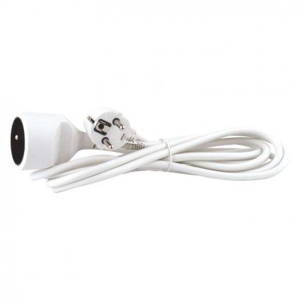 Prodlužovací kabel – spojka, 3m, bílý Cover