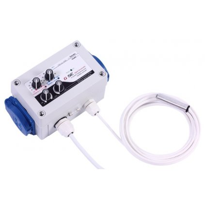 GSE Digitální regulátor teploty,vlhkosti,podtlaku a min. rychlosti ventilátorů 2x1A Cover
