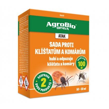 AgroBio ATAK - sada proti kliešťom a komárom