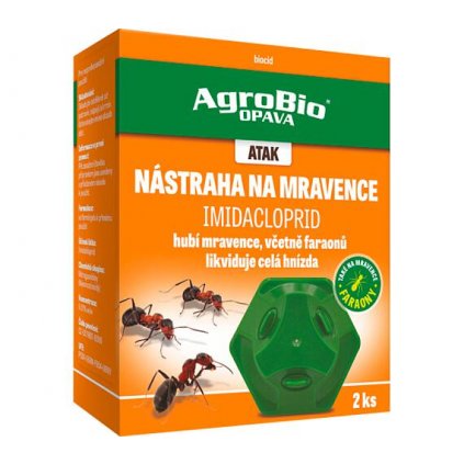 agrobio atak imidacloprid domecky nastraha na mravence 2 ks