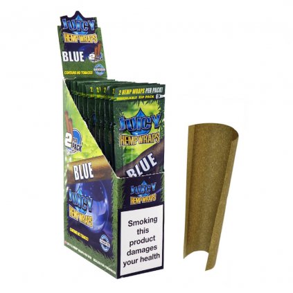 Juicy Jay's HempTerp Blunt Wraps - konopný blunt, balení 2ks - box 25ks