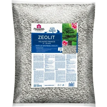Zeolit, frakce 4-8 mm 20l - sleva 50%