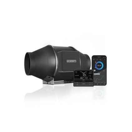 41067 ac infinity cloudline t4 quiet inline fan system with temperature humidity vpd controller 100mm