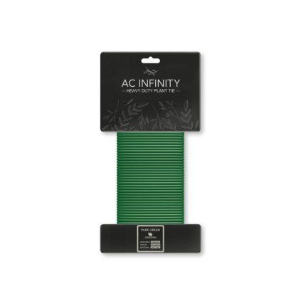 40959 ac infinity heavy duty twist ties thin rubberized texture 10m