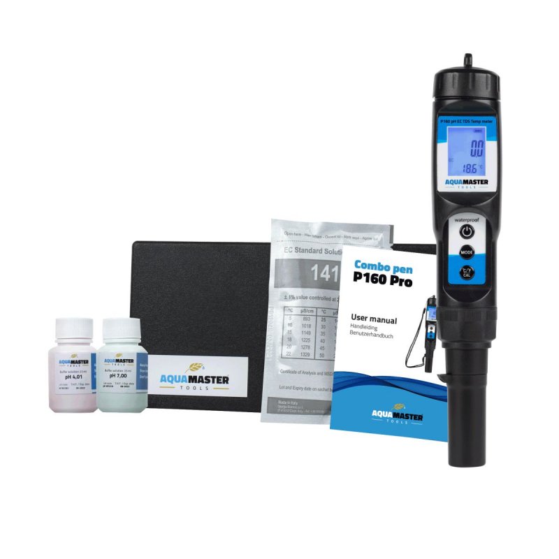 Aqua Master Tools P160 PRO, pH a EC/TDS/PPM metr a teploměr