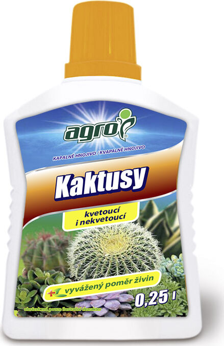 AGRO Kapalné hnojivo pro kaktusy, 250ml