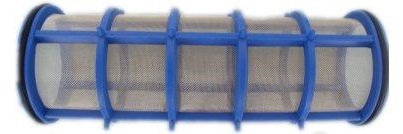Náhradní filtrační vložka INOX, O37mm, 100 mesh, modrá