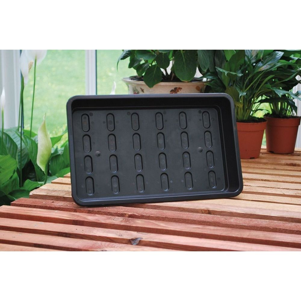 Garland podmiska plast Midi Garden Tray 37.5x23x6 cm Černá