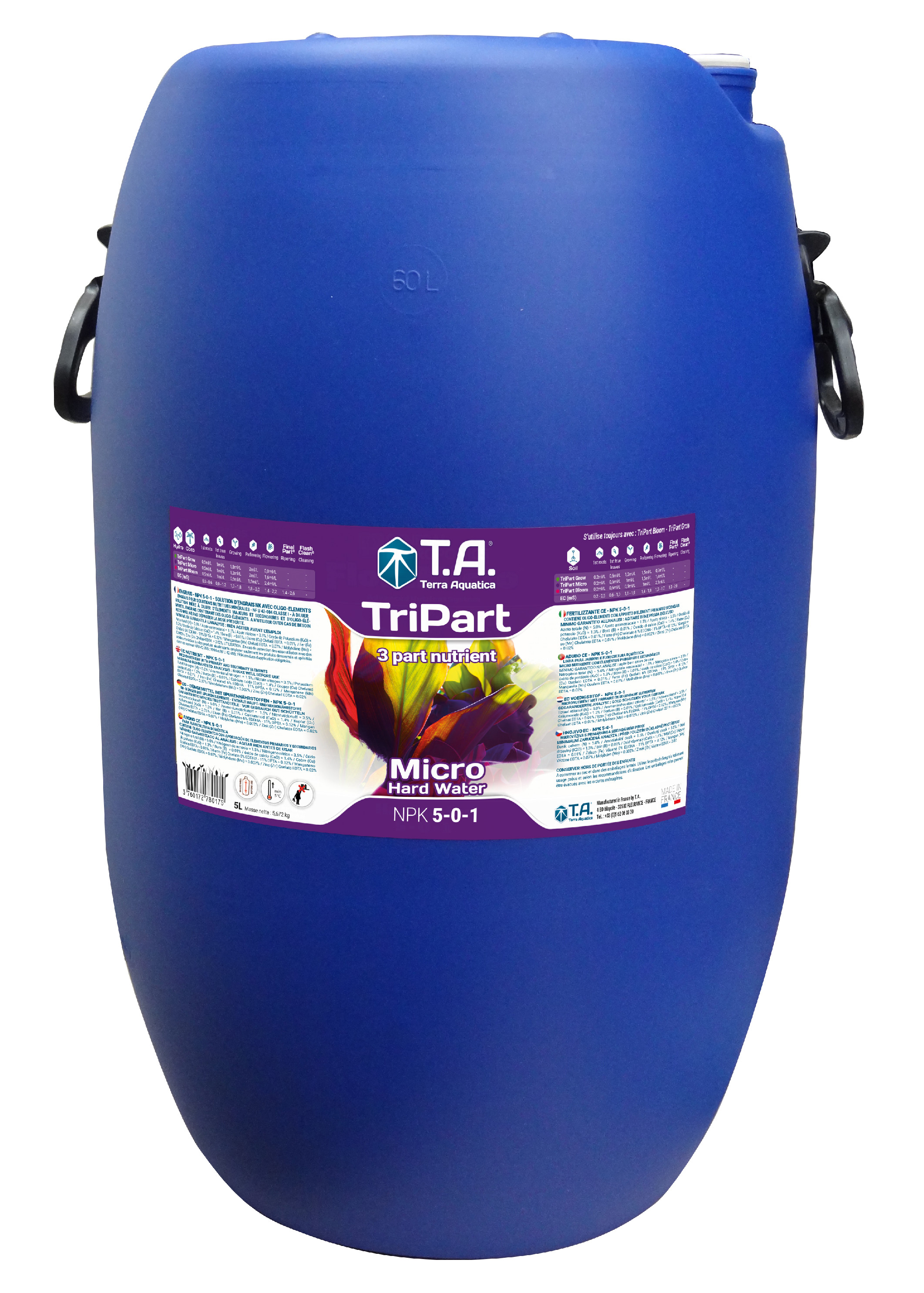 Terra Aquatica TriPart Micro 60l (tvrdá voda)