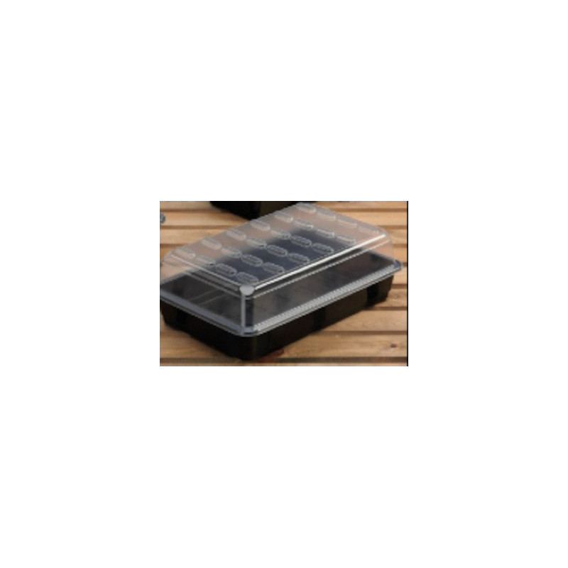 Garland pařník Midi tvrdý plast, nevyhřívaný, 37.5x23x12.5cm Černá
