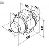 Ventilátor TT 160 U, 520 m3/hod Foto2