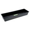 Garland podmiska plast Rectangular Tray Black 80x25x12 cm