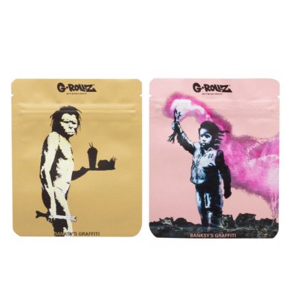 Banksy's Graffiti Zipper G Rollz 100x125mm Hohe Qualität