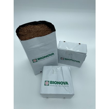BioNova Open Top Coco Bag 6 L – gepresste Kokosnuss inklusive Blüte