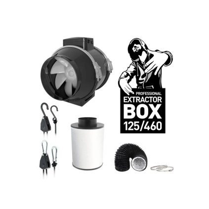 Trafika KIT Absaugung 125 mm / 460 m3/h, komplettes Belüftungsset