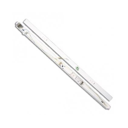 Halterung für Leuchtstofflampe 36W, Länge 125cm Abdeckung