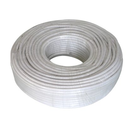 Kabel 3*1,5mm, weiß, 100m Abdeckung