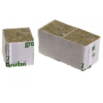 GRODAN-Pflanzwürfel 40x40x40mm mit kleinem Loch