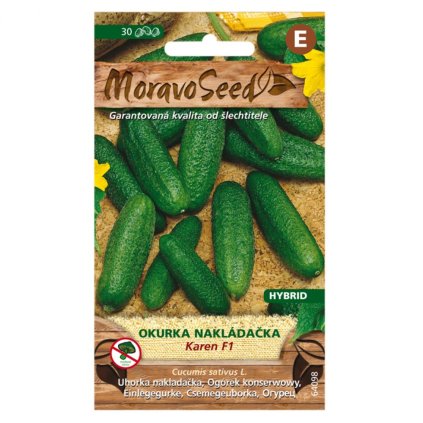 Samen MoravoSeed Einlegegurke KAREN F1 - Hybrid, 30er