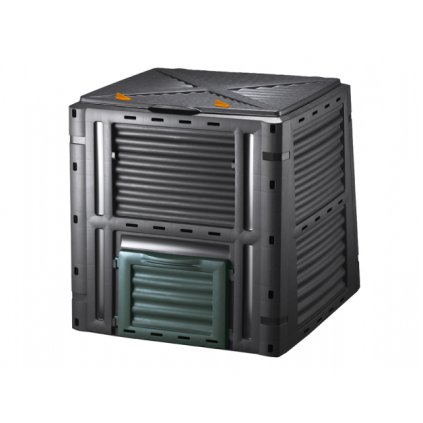 46143 1 komposter plastovy cerny 450l