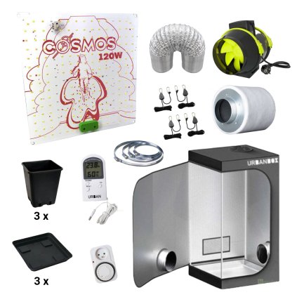 LED-Set 120W COSMOS 60x60x160cm Max Qualität