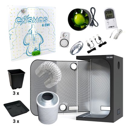 LED-Set 65W COSMOS 50x50x120cm Max Qualität