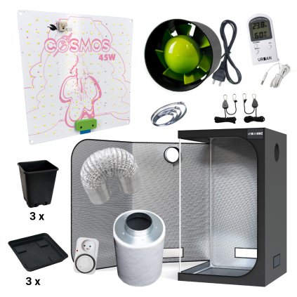 LED-Set 45W COSMOS 40x40x120cm Max Qualität