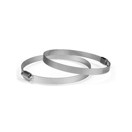 41124 AC Infinity Edelstahl-Rohrschellen 100 mm, 2er-Pack