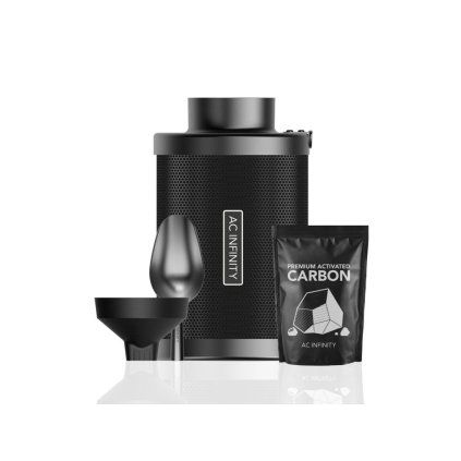 41082 AC Infinity nachfüllbares Kohlefilter-Set mit 100-mm-Kohle-Nachfüllpackung