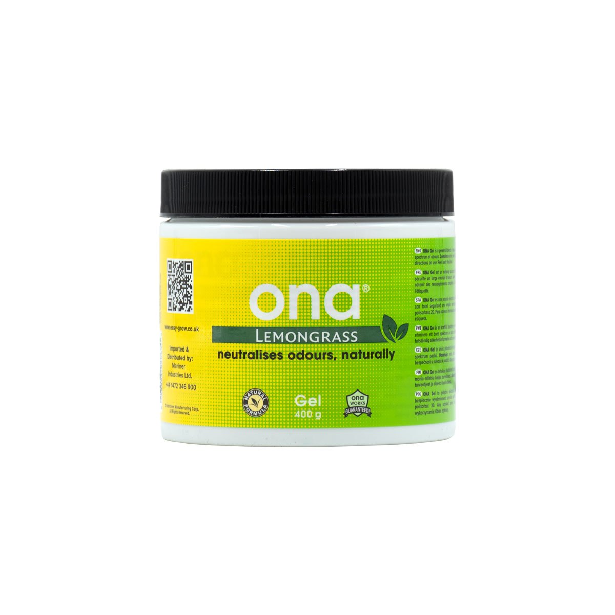 ONA Geruchsneutralisator Zitronengras Gel 400g