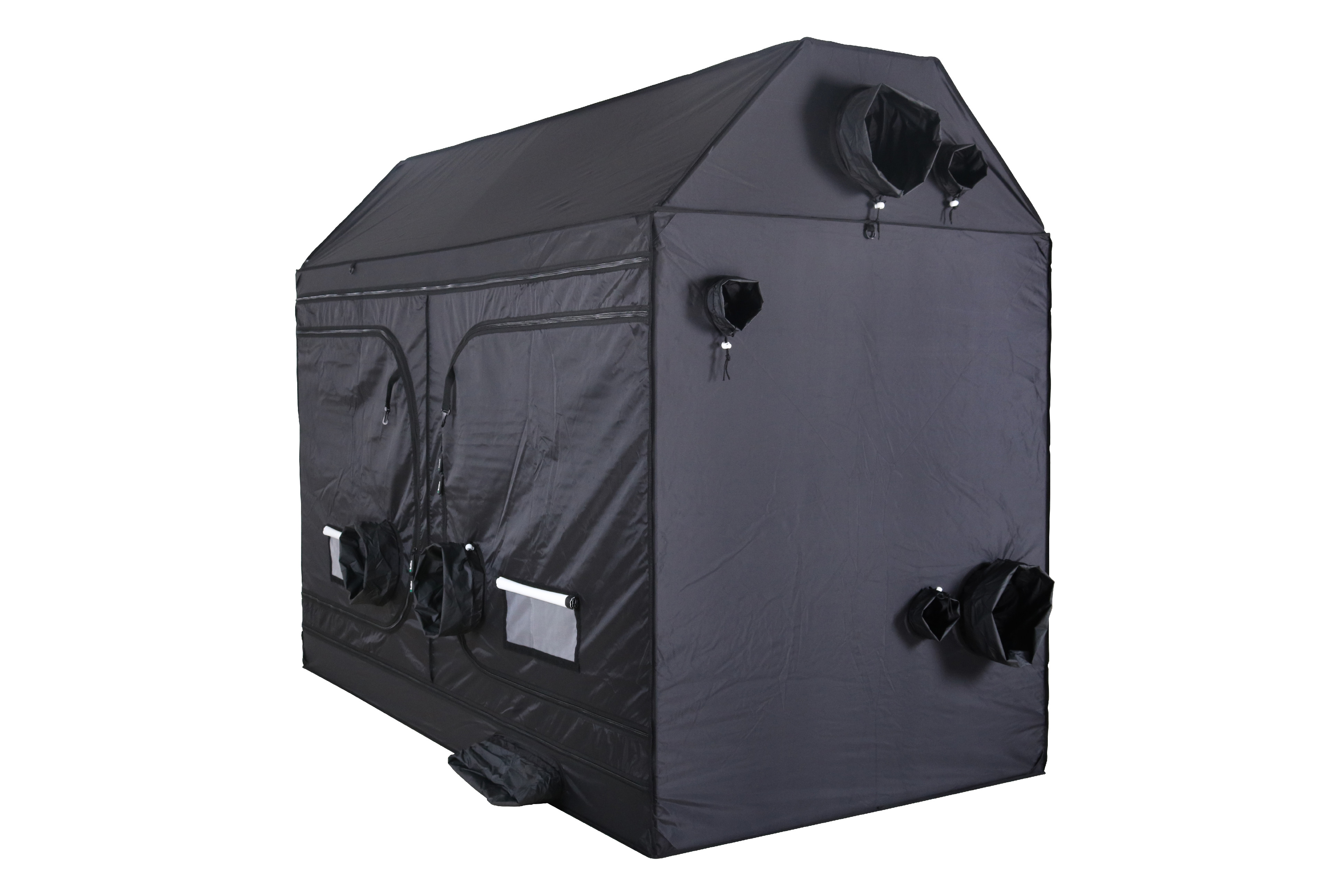 BudBox PRO XXL-R 240x120x180cm - weiß abgeschrägt