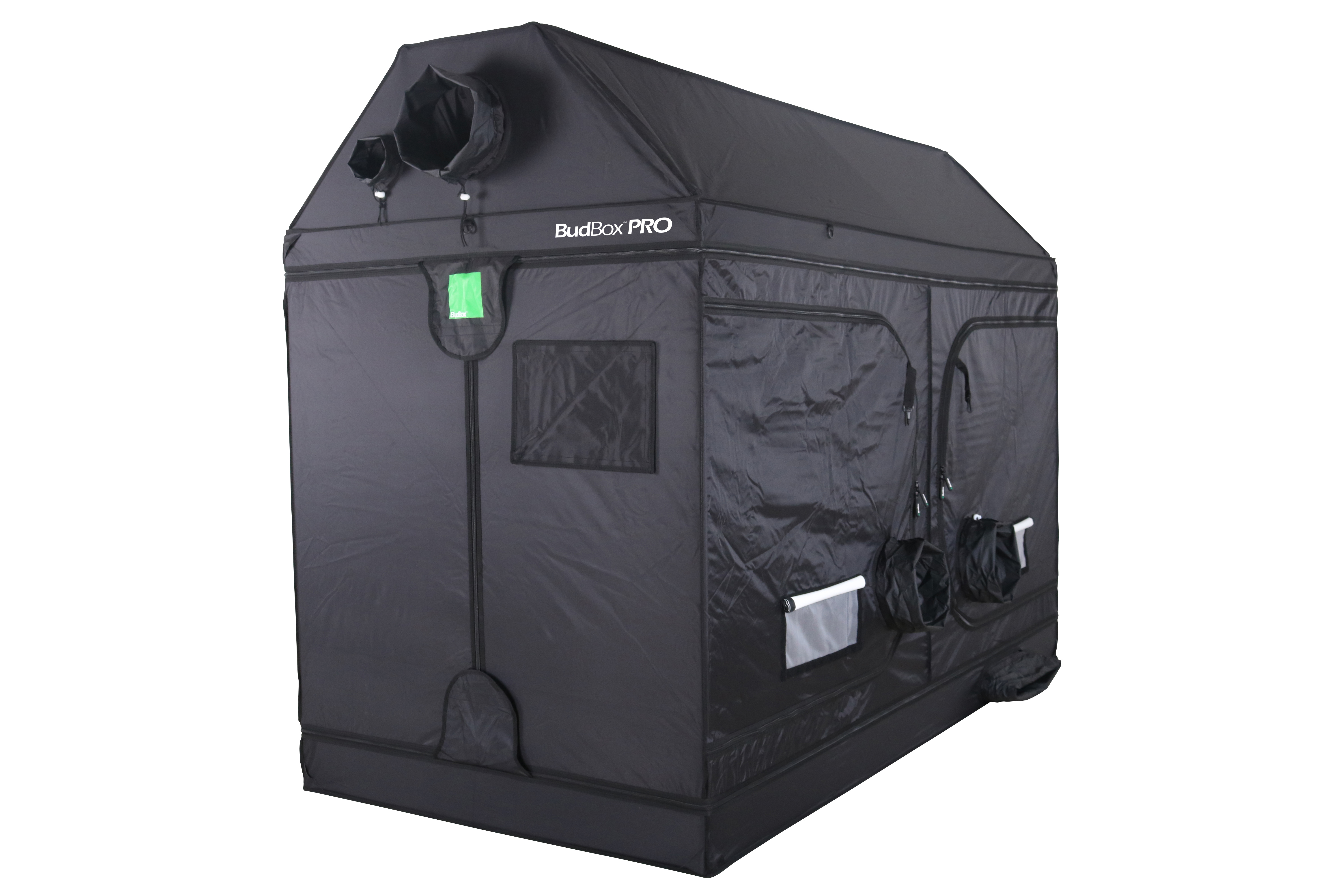 BudBox PRO XXL-R 240x120x180cm - weiß abgeschrägt