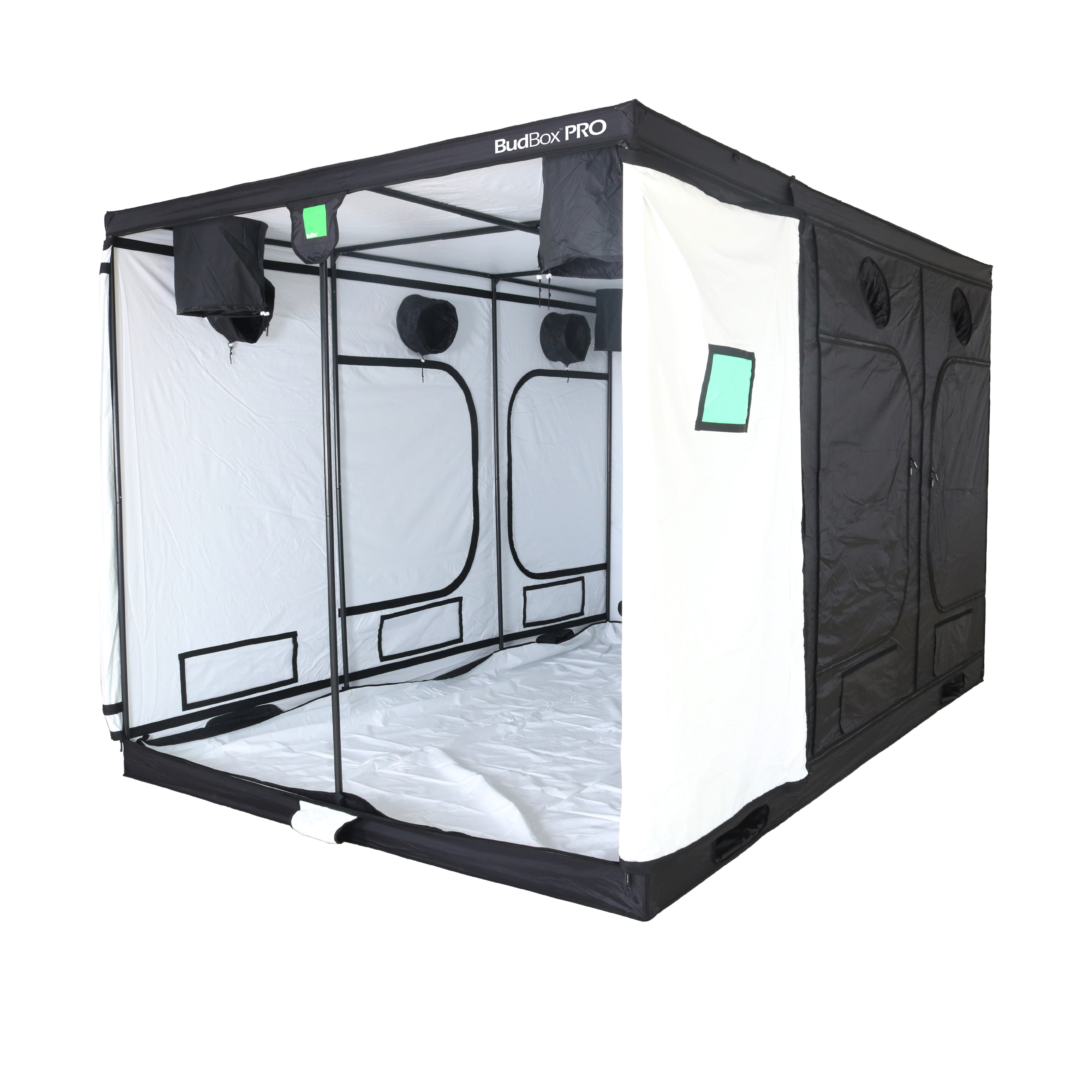 BudBox PRO Titan II-HL 360x240x220cm - weiß
