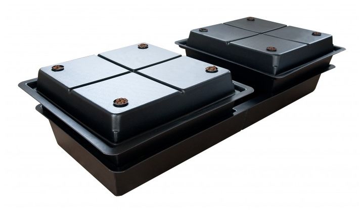 4162 4 twin amazon für 16 Pflanzen 100l
