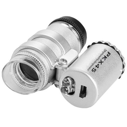 Taschen-LED-Mikroskop MINI NEPTUNE 45X Photo2