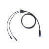 SANlight FLEX II Zweiwegekabel (1x WDC21 Stecker/2x WDC19 Buchse)