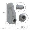 Bongthai Silikonpfeife Moai-Pfeife 8,8 cm