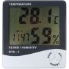 Thermometer / Hygrometer LARGE min/max mit Fühler an 1,5 m Kabel Abdeckung