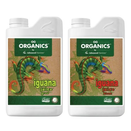 Advanced Nutrients True Organics Iguana Juice Grow-Bloom OIM, fertilizer set