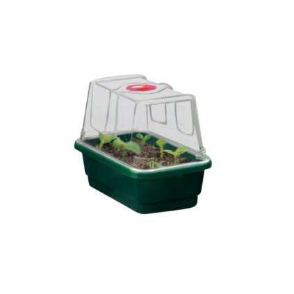 2025 04 24 10 28 04 Garland skleník Mini High Dome Propagator Green s drenáží, tvrdý plast, nevyhřív