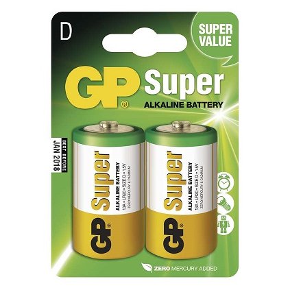 27225 1 baterie gp super lr20 d 2 ks v blistru