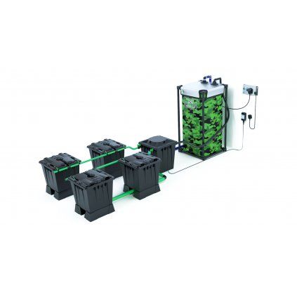 Alien Hydroponics Rain 4Pot (Option Black 15L)